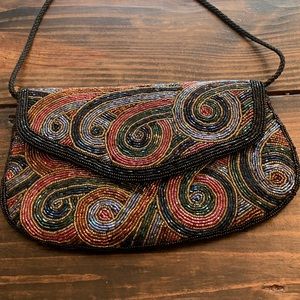 Vintage Beaded Purse Star Brand